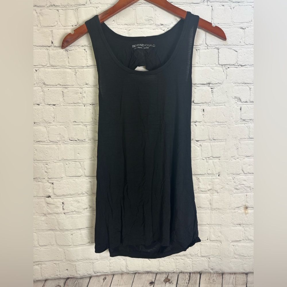 Beyond Yoga Black Ribbed Tank Top